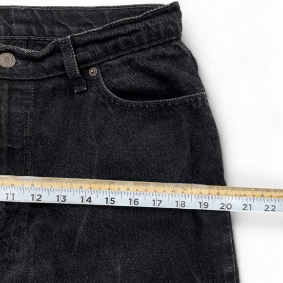 Levi's 512 Vintage Slim Fit Tapered Black Cotton Denim Jeans Men's W 31 x L 32 - Picture 11 of 14